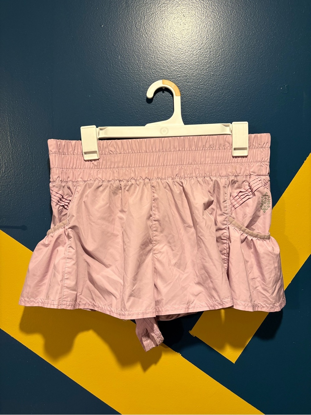FP Movement by Free People Light Pink Get Your Flirt On Shorts NWOT